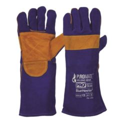 Pyromate® Blue Heeler® – Blue & Gold Kevlar® Large Gloves